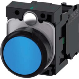 SIEMENS ACT 0AB50-1BA0 - Pulsador, 1 no, azul, redondo