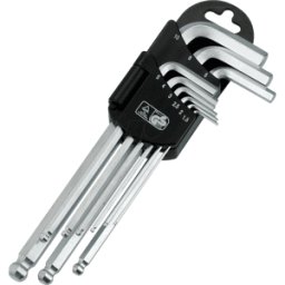 SPROTEK INNEN 6KANT L - Juego de llaves macho, hexágono interior, 1,5-10, 9 pieza
