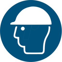 WE EISENACHER W 74203-2 - Señales de obligación: Utilizar casco protector, 5