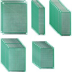 BERRYBASE LR-DS-KIT - Placa perforada, doble cara, diferentes tamaños, 32 uds.