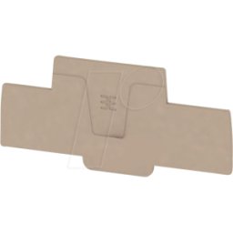 WEIDMÜLLER AEP 2T 4 - Placa de extremo serie A, gris