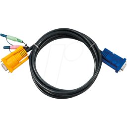 ATEN 2L-5205A - Cable KVM, VGA, audio, 5 m