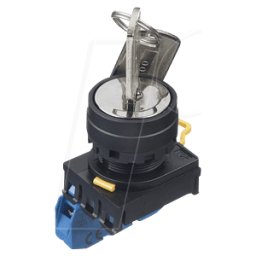 IDEC ID YW1K31BE20 - Interruptor de llave YW, 27.6 mm, 2 no.