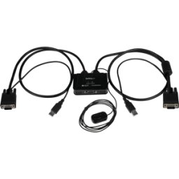STARTECH.COM ST SV211USB - 2 puertos VGA USB KVM cable de conmutación