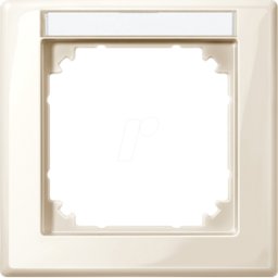 MERTEN ME MS 470144 - M-SMART, Marco, 1x, blanco brillante, con soporte de etiqueta
