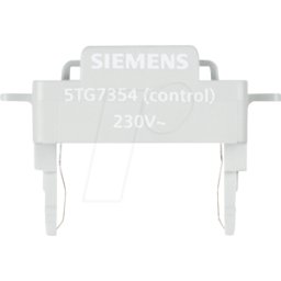 SIEMENS SIE 5TG7354 - Interruptor DELTA y pulsador LED iluminado blanco