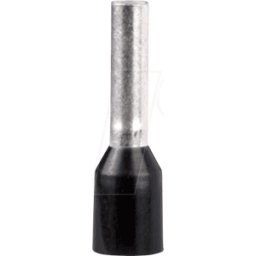 SCHNEIDER ELECTRIC SE DZ5CE015L6D - Ferrule Linergy DZ5. Ø 1,5 mm², negro, 1 piezas