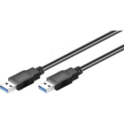 GOOBAY 95716 - Cable USB 3.0, conector macho USB-A a conector macho USB-A, 0,5