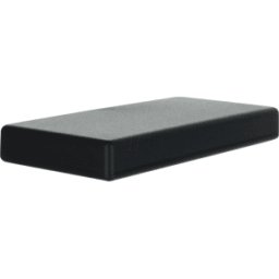 TEKO SR31.9 - Caja INTELIGENTE de la serie ABS, 128 x 64 x 16,5 mm, negro