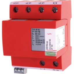 DEHN 900352 - Pararrayos combinados, TT + TN-S, (circuito 3+1), teléfono, modu