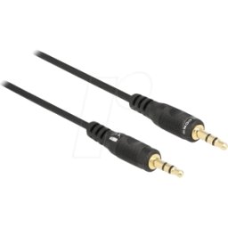 DELOCK 84438 - Delock Cable Audio DC jack 3.5 mm 3 pin male / male 5 m