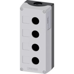 SIEMENS SIE 1804-0AB1 - Carcasa 22 mm - redondo, gris, 4 puntos de comando