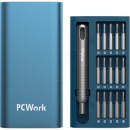 PCWORK PCW 08 A - Juego de puntas, mezclado de 30 piezas, destornillador de precis
