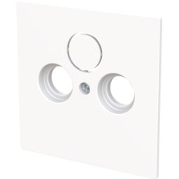 BUSCH-JAEGER BJ 1743-44M - Disco central para toma de antena 2/3 veces
