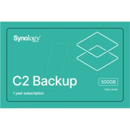 SYNOLOGY C2-500G - C2 Backup Licencia de 1 año, 500 GB
