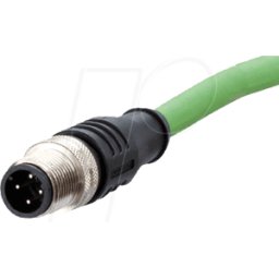 METZ CONNECT M12 ASL401 - Cable de conexión M12, 4 polos, 1m