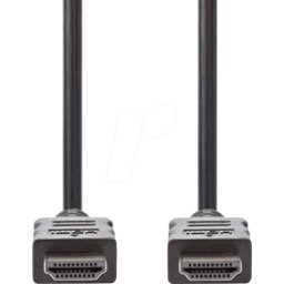 NEDIS N CVGP34000BK05 - High-speed HDMI™ cable with Ethernet, 0.5 m