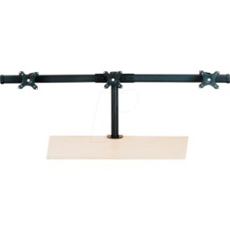 VALUE 17991136 - Soporte para monitor, 3 pantallas, 645 mm, montaje en mesa