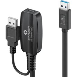 SONERO SON-XU3030-100 - USB 3.0, cable alargador, USB-a > USB-C, 10,0m