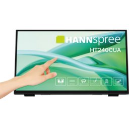 HANNSPREE HANNS HT240CUA - 60.5cm monitor táctil, 1080p, USB-C, vidrio templado