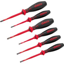 CIMCO 117852 - VDE Phillips Juego de destornilladores SLIM, 6 piezas