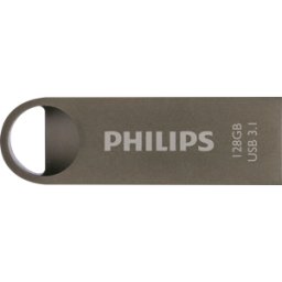 PHILIPS MEDIA PHI FM12FD165B - Memoria USB, USB 3,1, 128 GB, espacio lunar gris