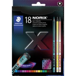STAEDTLER 186C18 - Lápiz de color, forma triangular, 18 colores