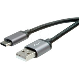 ROLINE 11029027 - Cable de sincronización y carga, USB-A -> USB-C™, 0