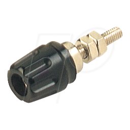HIRSCHMANN TEST & MEASUREMENT PK 10 A SW - Abrazadera de poste, 4 mm, negro