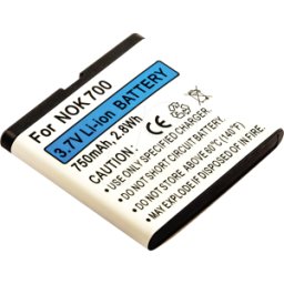 ECO GMBH AKKU 10874 - Smartphone battery for Nokia devices, Li-Ion, 750 mAh