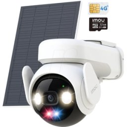 IMOU AOV PT4GKIT - Cámara de vigilancia, IP, 4G/LTE WLAN, exterior, incl. panel sol