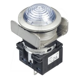 IDEC ID LB6MP2T04PW - Piloto de control LB, 22 mm, blanco puro