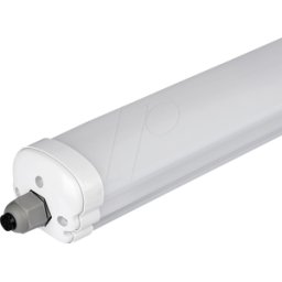 V-TAC VT-2162856 - Luminaria de humedad, 36 W, 4860 lm, 4000 K, IP65, 120 cm, chip