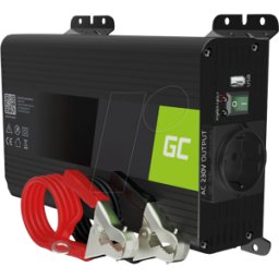 GREEN CELL GC INVGC05 - Inversor, onda sinusoidal, 12 V, 300 / 600 W.