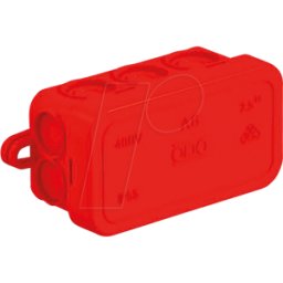 OBO BETTERMANN OBO 2000003 - Caja de conexiones de cable A 6, rojo