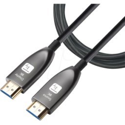TECHLY ICOC-HDMI-HY8010 - Cable HDMI óptico activo (AOC), 8K 60 Hz, 10 m