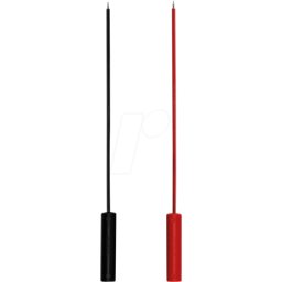 BERNSTEIN BERN 2-265-VE - Sonda de prueba, 1 mm, par, rojo / negro
