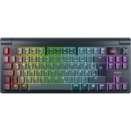 CHERRY G80-3883HJADE-22 - Teclado Gaming, USB, RGB, MX de baja velocidad de perfil, Negro,