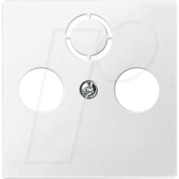 MERTEN EL SM 297519 - Sistema M, placa central, toma de antena, blanco polar, acabado