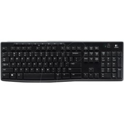 LOGITECH K270 - Teclado inalámbrico, USB, negro, DE