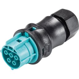 WIELAND RST20I5 KB2 TB - Conector RST Classic 20i5, zócalo azul turquesa