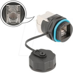 DELOCK 86699 - Conector hembra RJ45 para cable Cat.6a LSA