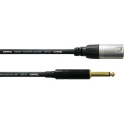 CORDIAL CCM-MP 7,5SW - Cable de micrófono, conector XLR/conector jack mono, 7,5