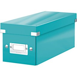LEITZ 60410051 - Caja de archivos C&S; WOW CD azul hielo