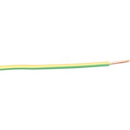 FREI H05VK 1,0-50GG - Cable de conexión H05V-K, 1,0 mm², 50 m, verde / amarillo