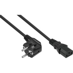 KABELMEISTER KM SK0130-S030 - Cable de red conector con toma de tierra tipo E+F, conector hemb