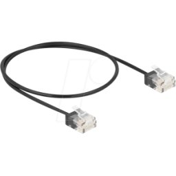 DELOCK 80370 - Cable de red RJ45 Cat.6 UTP Ultra Slim 0,5 m
