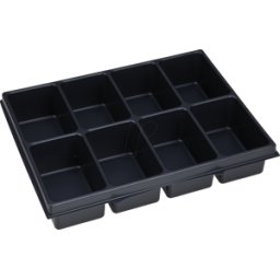 BS SYSTEMS GMBH & CO. KG BOXX 1000010132 - Inserto para piezas pequeñas, 8 cubetas, para i-BOXX 72 y