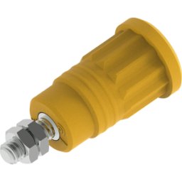 ELECTRO PJP PJP 3285-J - Casquillo de seguridad, 4 mm, M4, amarillo