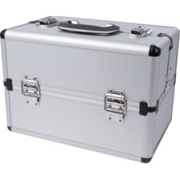PEREL VEL 1819-2 - Caja de herramientas, aluminio, 360 x 220 x 250 mm